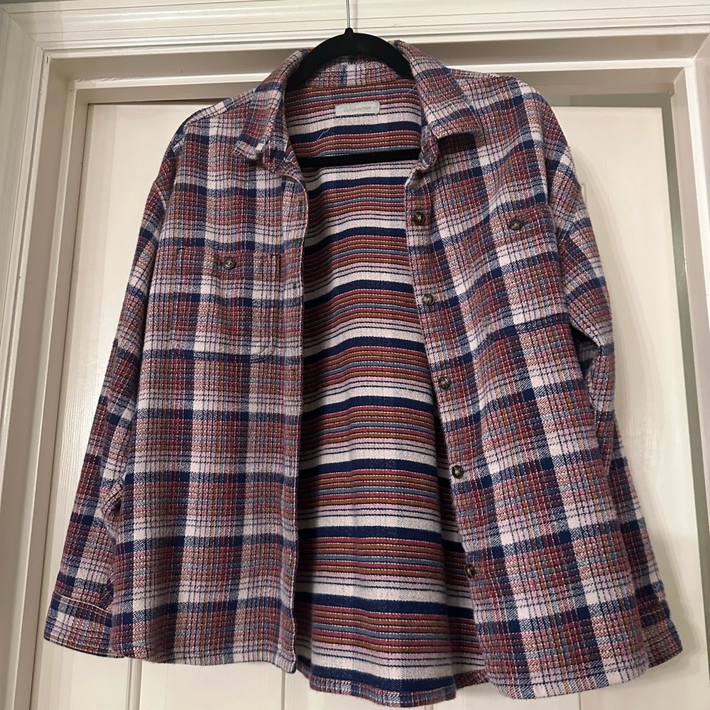 Outerknown Boxy Flannel Shirt